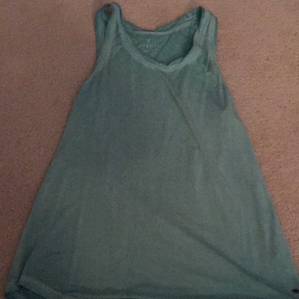 Blue tank top